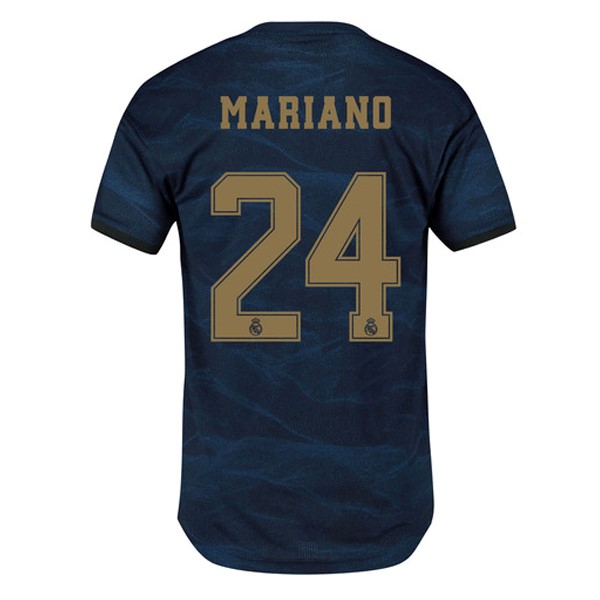 Maillot Football Real Madrid NO.24 Mariano Exterieur 2019-20 Bleu